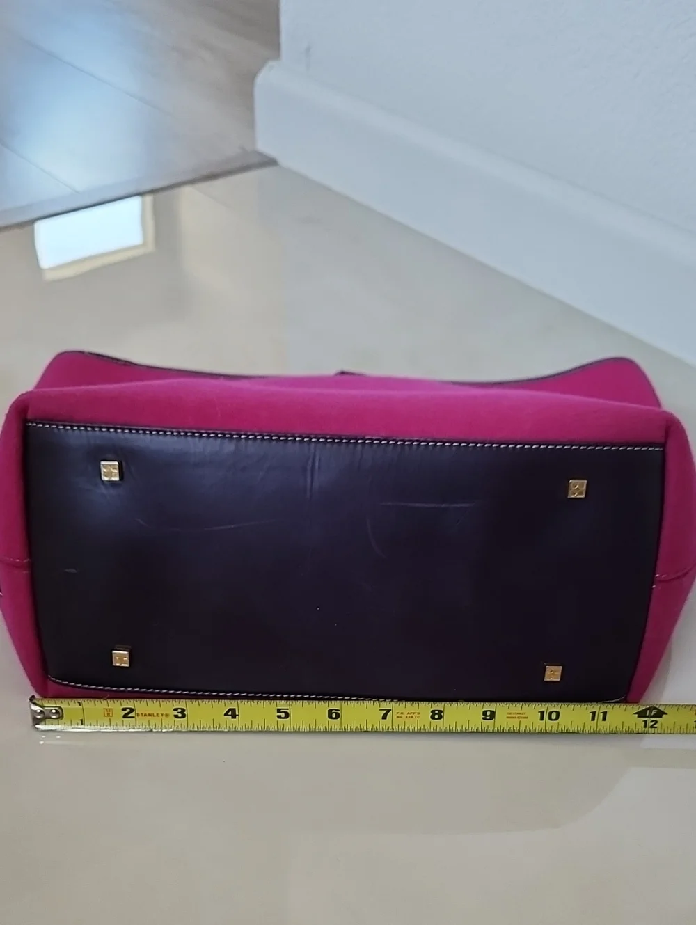Kate Spade Fucshia Pink Satchel Tote With Pouch